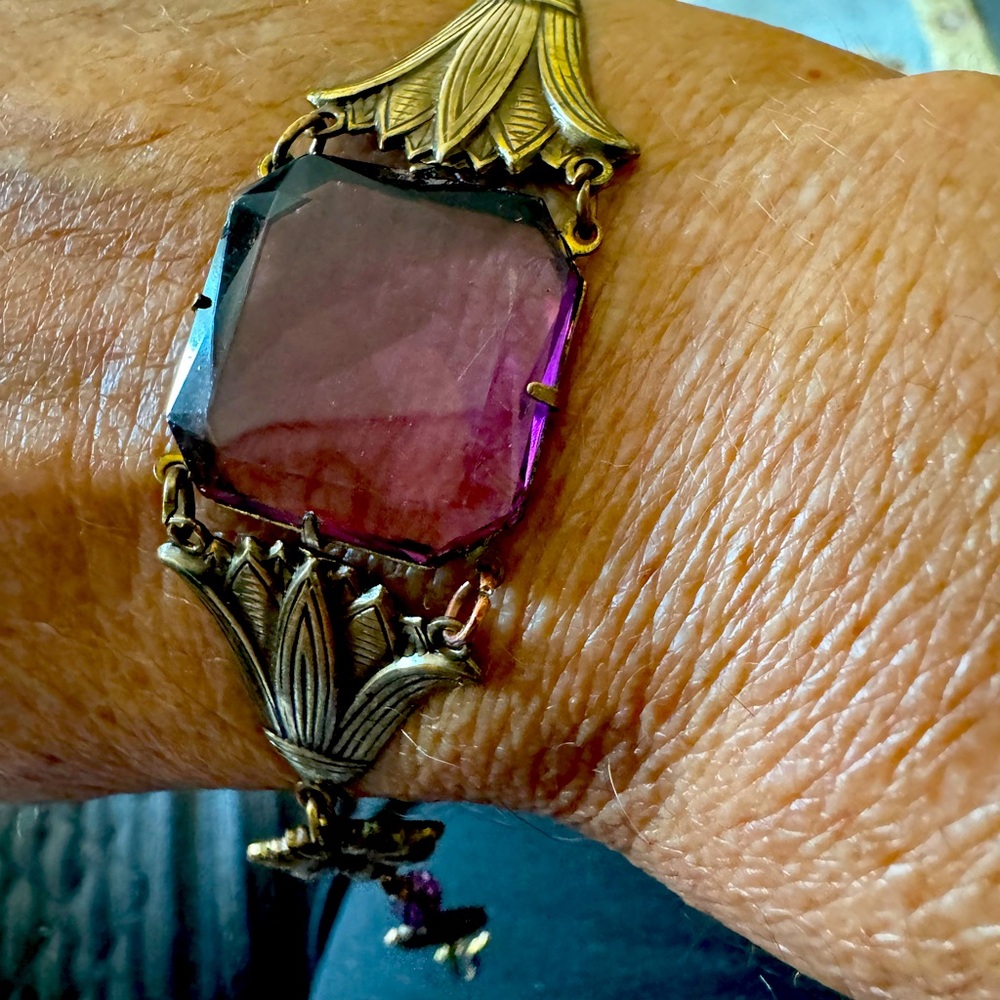Vintage Amethyst Bracelet